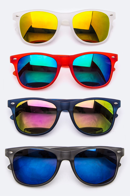 coloured wayfarer sunglasses